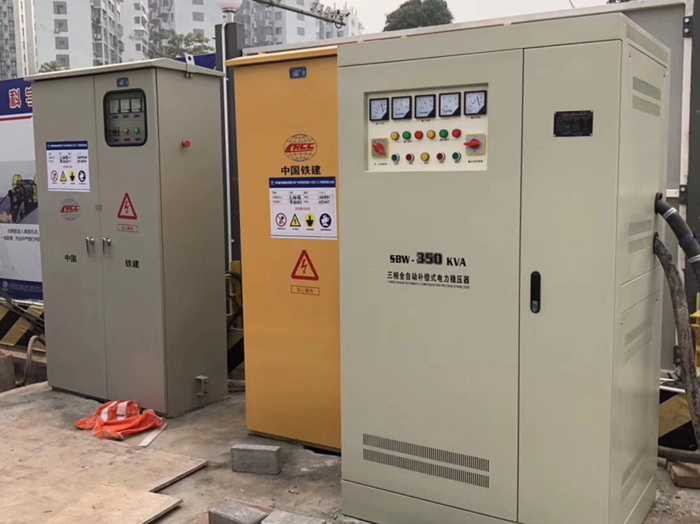 300KVA三相SBW-300KW大功率電力補償式隧道穩壓器