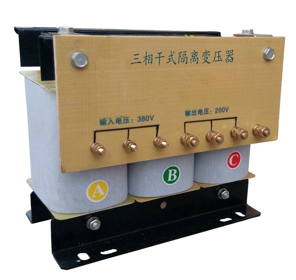 17KVA 三相隔離變壓器-600V(P):400V(S)-Dyn11-Rate：600Vac/75A/65℃